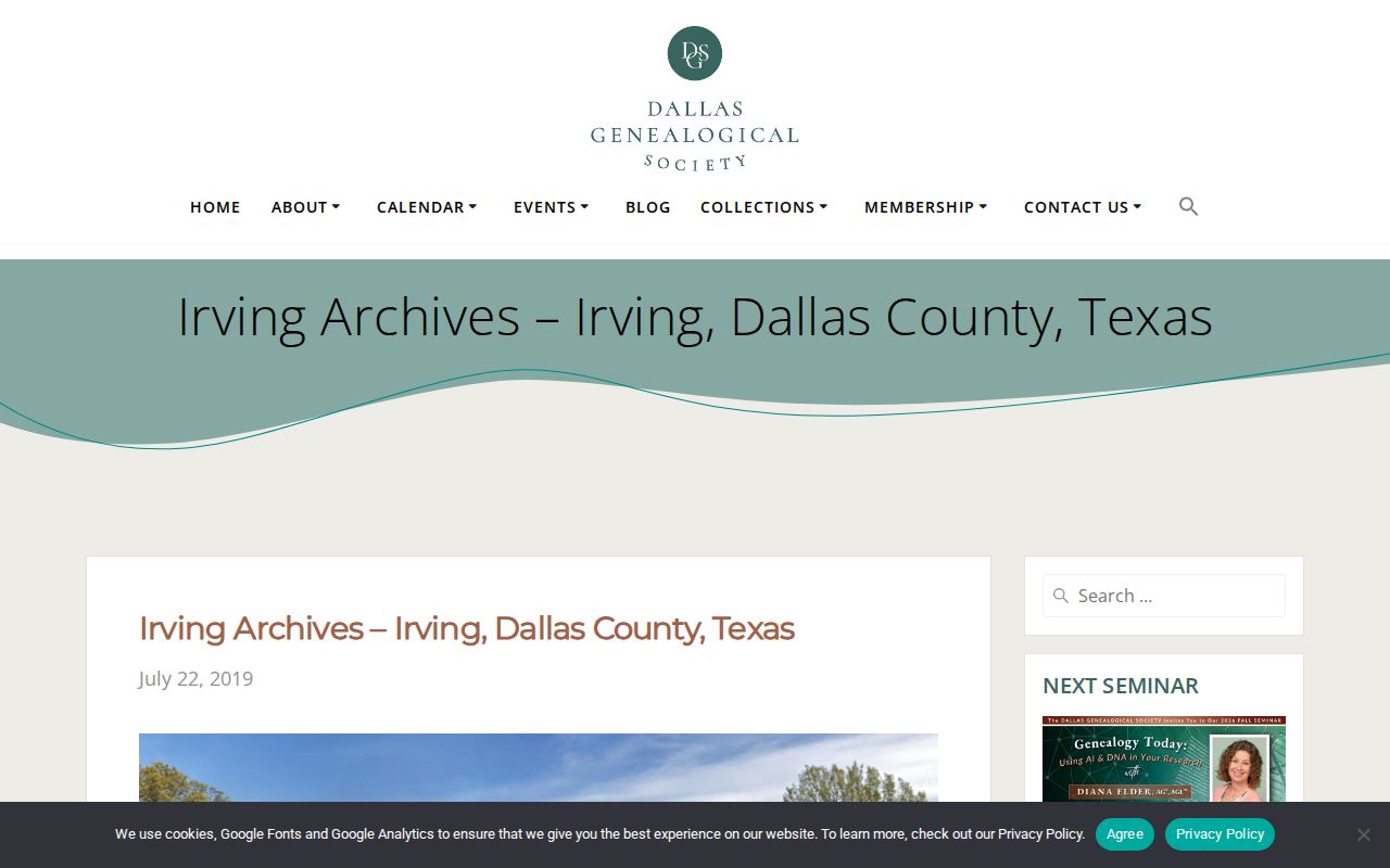 Irving city directory Irving Archives collection overview