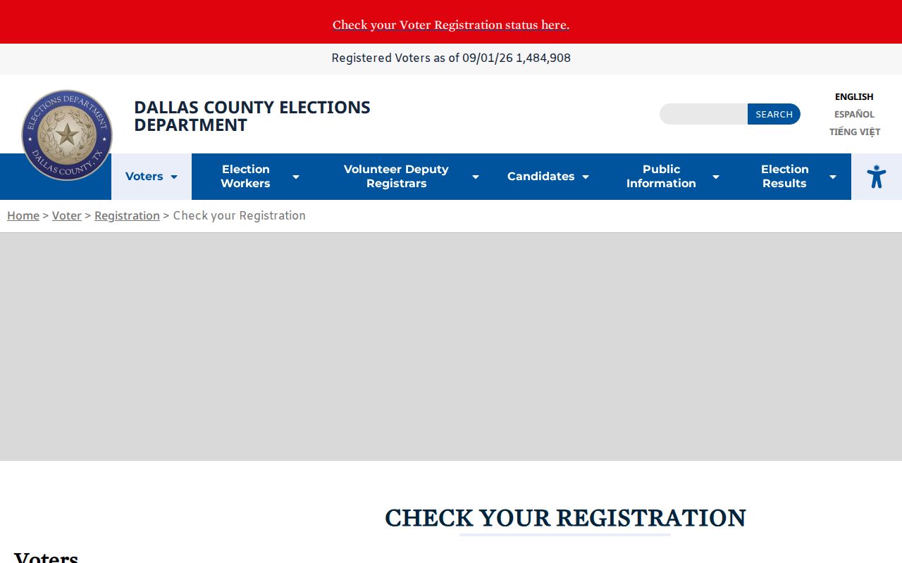 Irving residents directory voter lookup access route